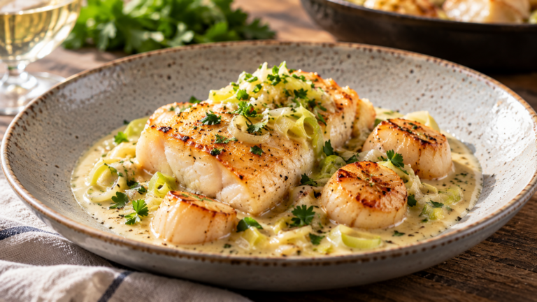 Irresistible Cape Hake in a Rich White Wine Sauce