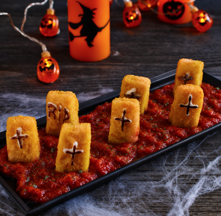 Thorfish Pollock Monster Fingers with Bloody Marinara Dip